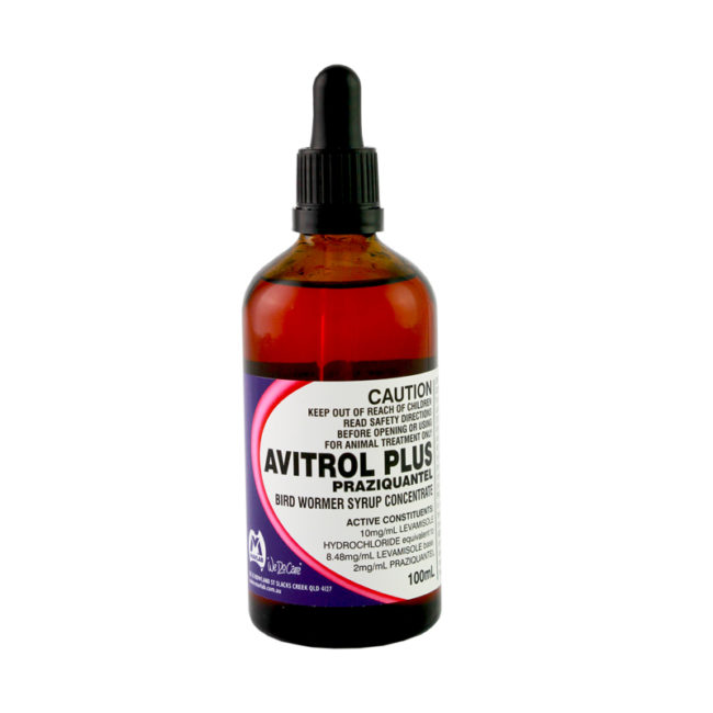 Avitrol Plus Bird Wormer Syrup Concentrate 100ml