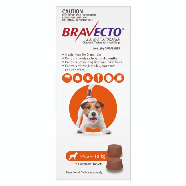 Bravecto Orange Chew for Small Dogs - 2 Pack 1