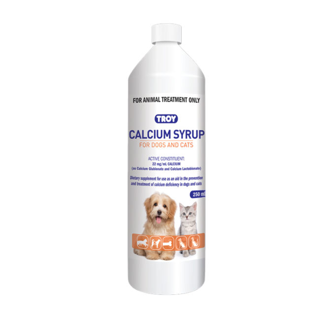 Calcium Syrup for Dogs & Cats 250ml