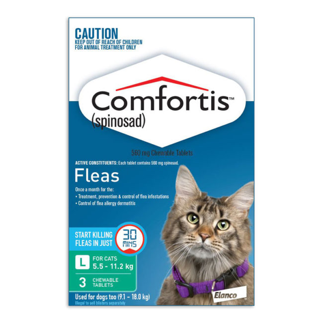 Comfortis Green Chews for Large Cats - 3 Pack 1