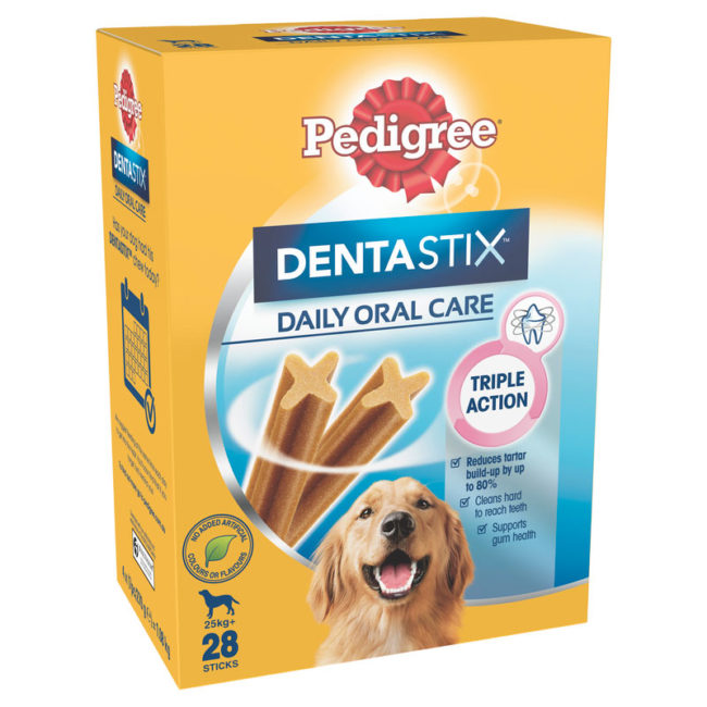 Pedigree DentaStix Dental Treats for Large Dogs - 28 Pack 1