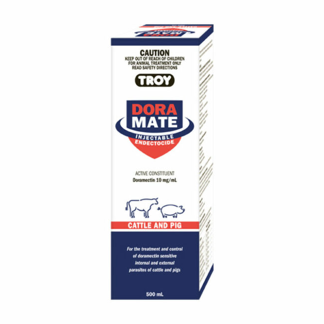 Troy Doramate Injectable Endectocide 500mL 1