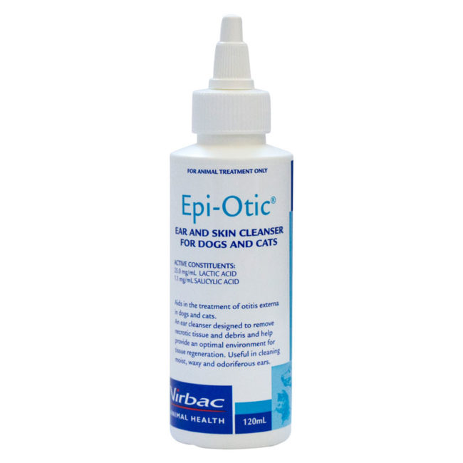 Epi-Otic Skin & Ear Cleanser for Dogs & Cats 120ml 1