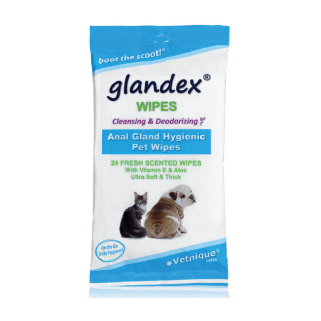 Glandex Anal Gland Hygienic Pet Wipes 24 Pack 1