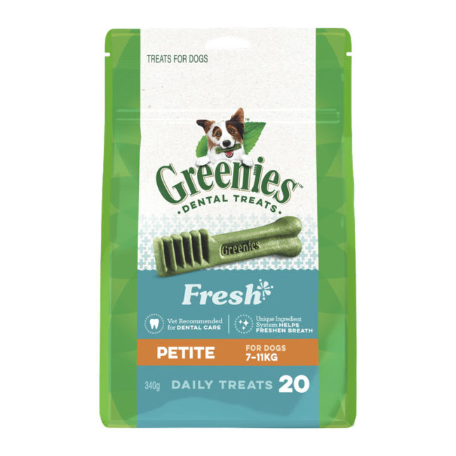 Greenies Fresh Petite Dental Treats for Dogs - 20 Pack 1