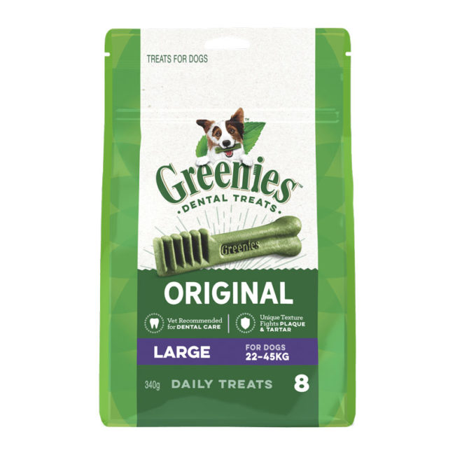 Greenies Original Large Dental Treats for Dogs - 8 Pack 1