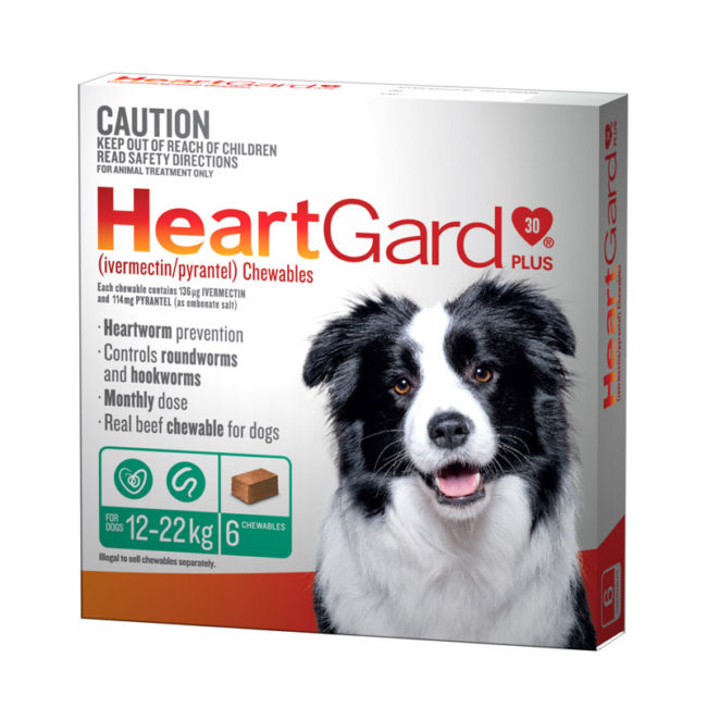 HeartGard Plus Green Chews for Medium Dogs - 6 Pack 1