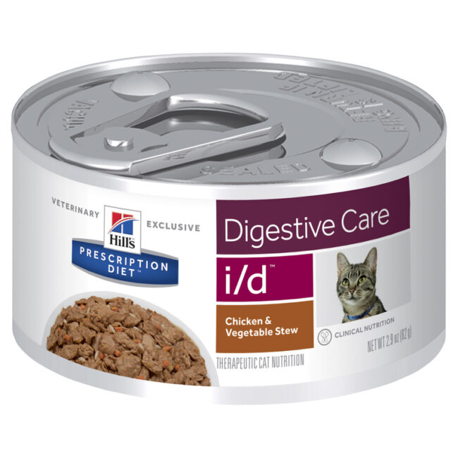 Hills Prescription Diet Feline i/d Digestive Care Chicken & Vegetable Stew 82g x 24 Cans 1