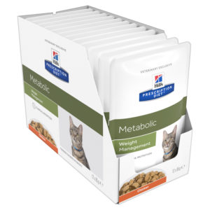 Hills Prescription Diet Feline Metabolic 85g x 12 Pouches