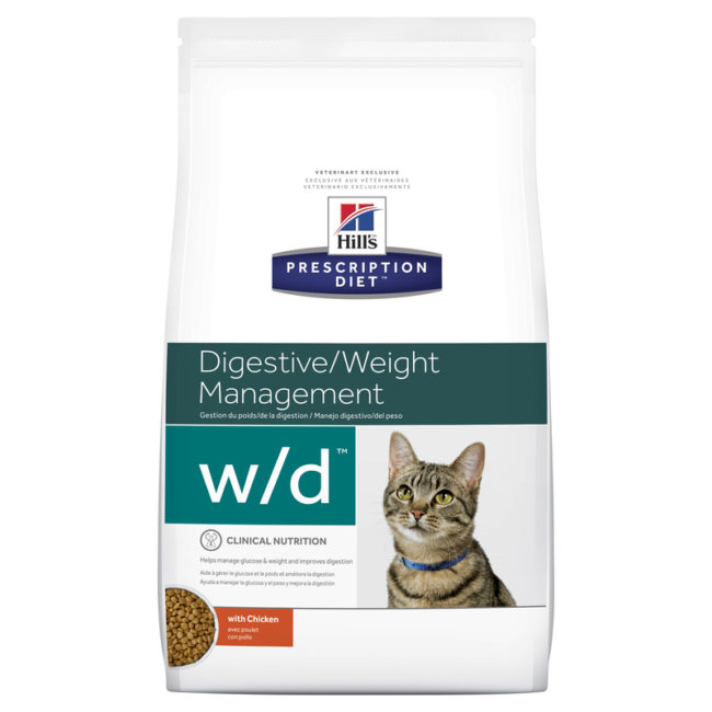 Hills Prescription Diet Feline w/d Digestive/Weight Management 1.5kg 1