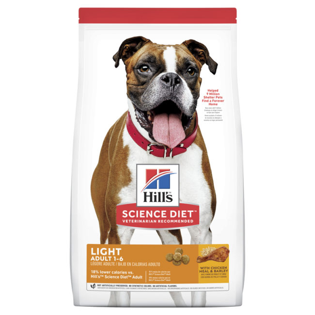 Hills Science Diet Adult Dog Light 12kg 1