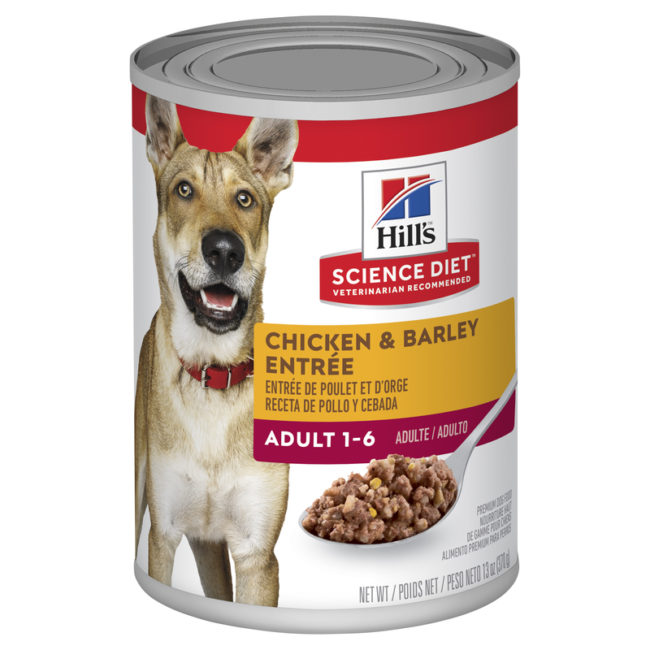 Hills Science Diet Adult Dog Chicken & Barley Entree 370g x 12 Cans 1
