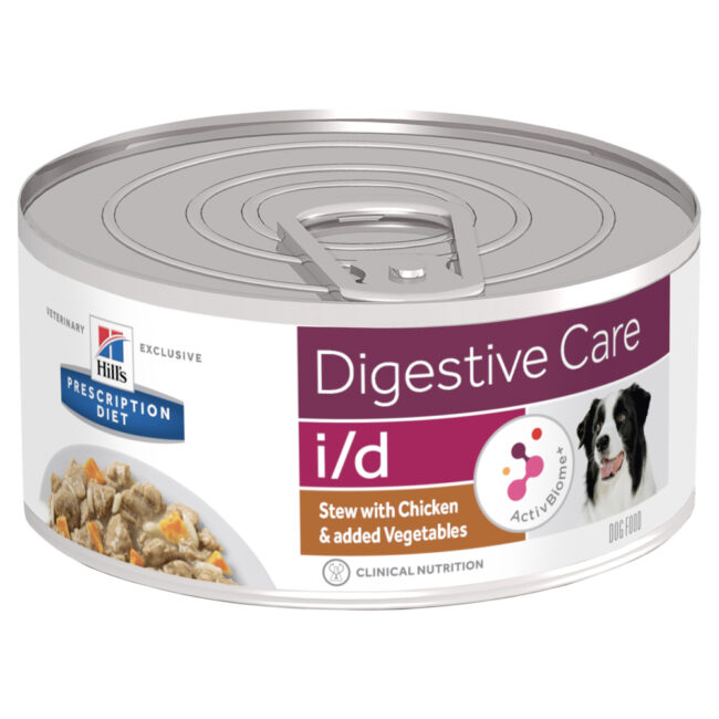Hills Prescription Diet Canine i/d Digestive Care Chicken & Vegetable Stew 156g x 24 Cans 1