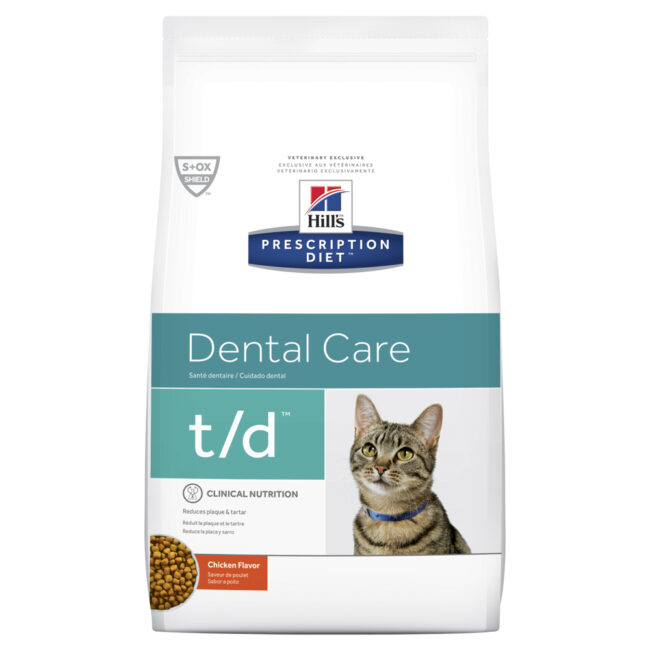 Hill's Prescription Diet t/d Dental Care Dry Cat Food 3kg 1