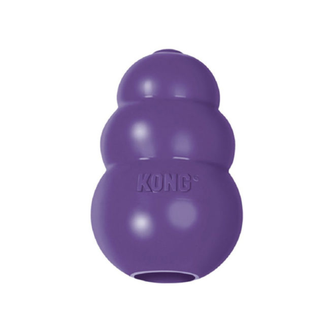 Kong Senior Purple Rubber Dog Toy Medium 1