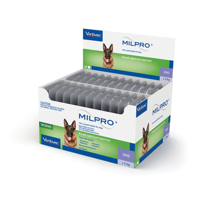 MILPRO Allwormer Tablets for Cats - 48 Tablets 2