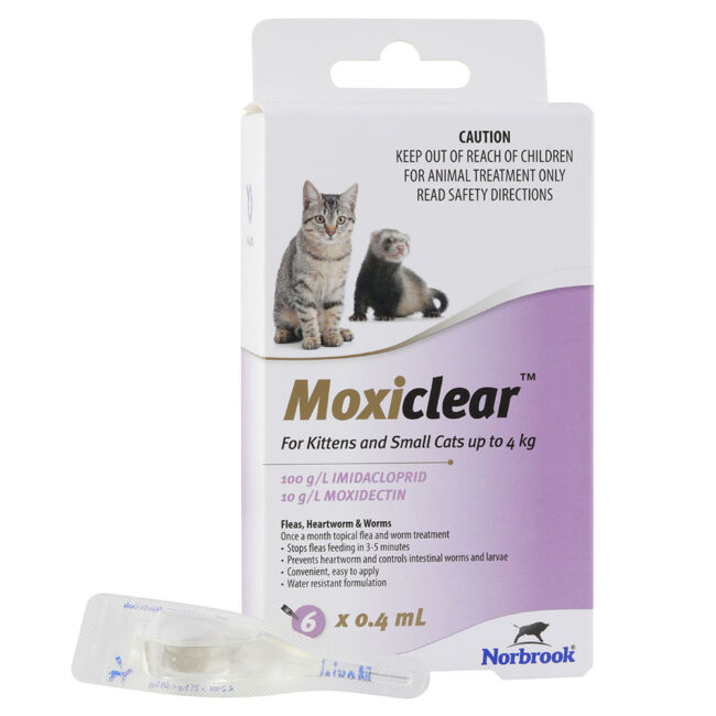 Moxiclear Purple for Kittens and Small Cats - 6 Pack 1