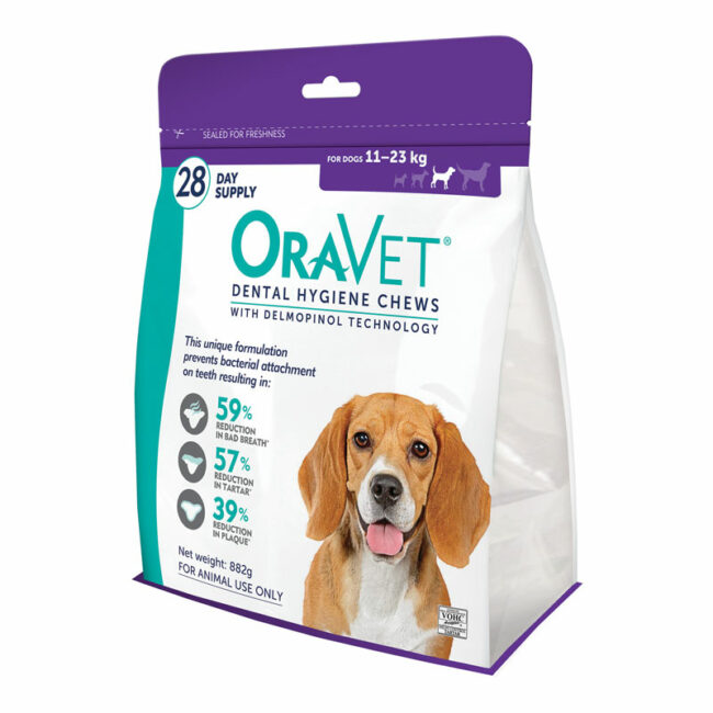 OraVet Dental Chews for Medium Dogs - 28 Pack 1