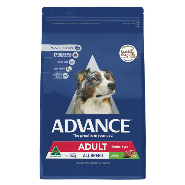 Advance Adult Dog Total Wellbeing All Breed Lamb 3kg 1