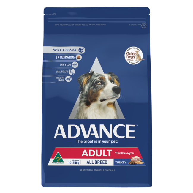 Advance Adult Dog Total Wellbeing All Breed Turkey 15kg 1