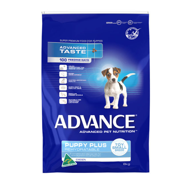 Advance Puppy Plus Rehydratable Toy & Small Breed Chicken 8kg 1