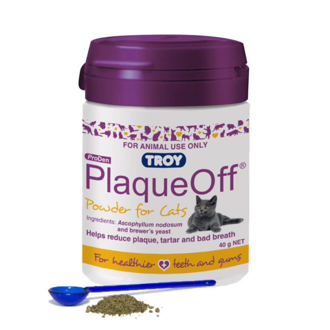 PlaqueOff Dental Powder for Cats 40g 1