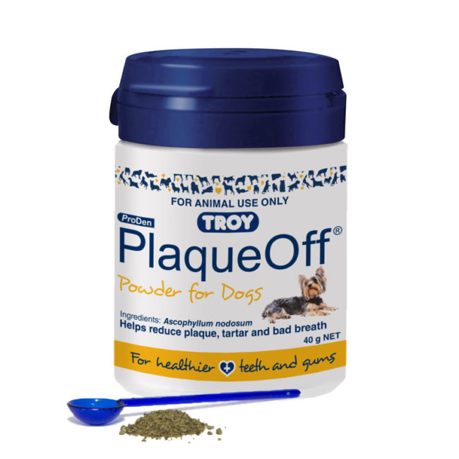 PlaqueOff Dental Powder for Dogs 40g 1