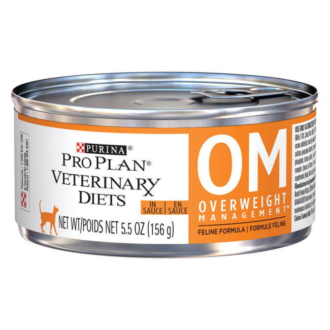Purina Pro Plan Vet Diet Feline OM Overweight Management 156g x 24 cans 1
