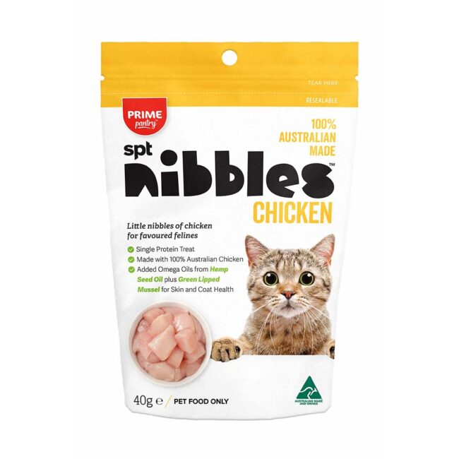 Prime Pantry SPT Nibbles Chicken Cat Treats 40g 1