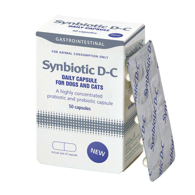 Synbiotic D-C for Dogs and Cats 50 Capsules 1