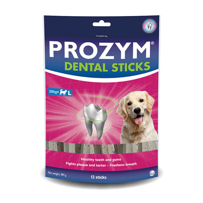 Prozym RF2 Dog Dental Sticks Large - 12 Sticks 1
