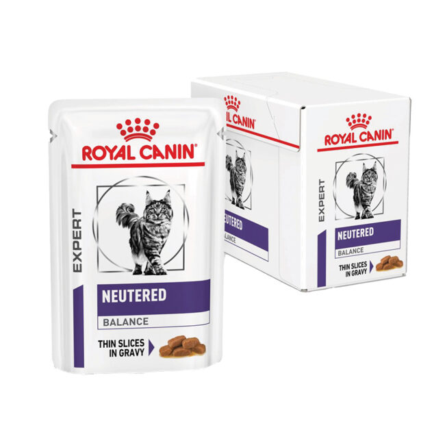 Royal Canin Vet Diet Feline Neutered Balance Wet Cat Food 12 x 85g Pouches 1
