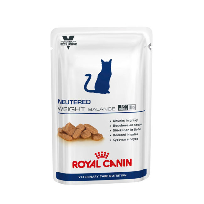 Royal Canin Vet Care Nutrition Feline Neutered Weight Balance 100g x 12 Pouches 1