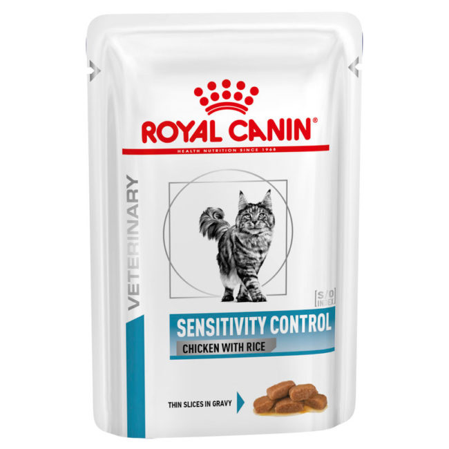 Royal Canin Vet Diet Feline Sensitivity Control 85g x 12 Pouches 1