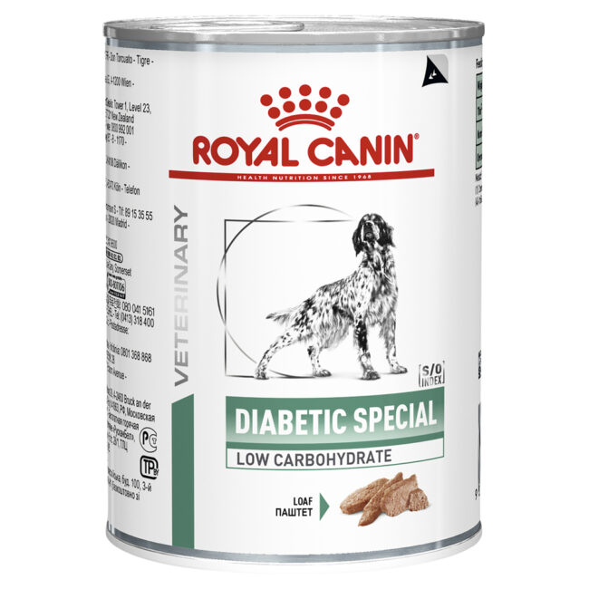 Royal Canin Veterinary Diabetic Special Canine Low Carbohydrate 410g x 12 Cans 1