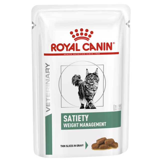 Royal Canin Vet Diet Feline Satiety Weight Management 85g x 12 Pouches 1