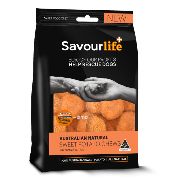 Savour Life Treats Sweet Potato Chews with Coconut Oil 150g 1