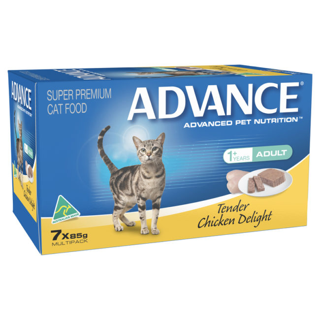 Advance Adult Cat Tender Chicken Delight 85g x 7 Cans 1