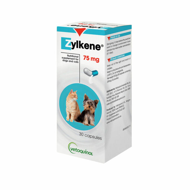 Zylkene 75mg for Small Dogs and Cats - 30 Capsules 1